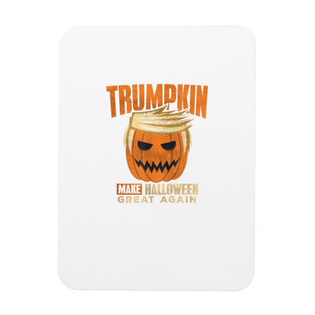 Imán Halloween Trumpkin Funny hace grande a Estados Uni (Vertical)