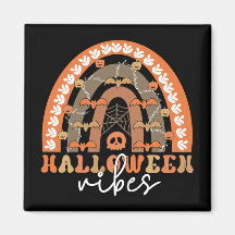 Halloween Vibes Boho Rainbow Fall Spooki