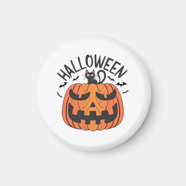Imán Halloween vintage  (Frente)
