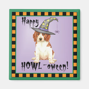 Imán Halloween Welsh Springer Spaniel