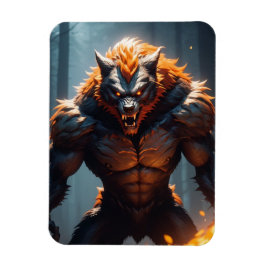 Imán Halloween werewolf imnet