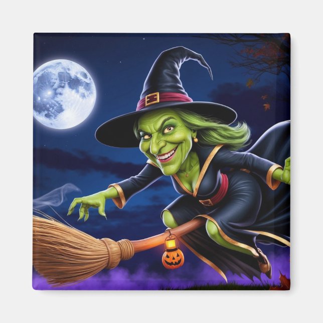 Imán Halloween/Witch Magnet (Frente)