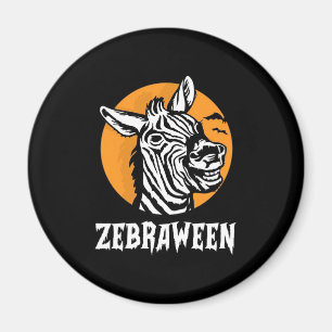Imán Halloween Zebra