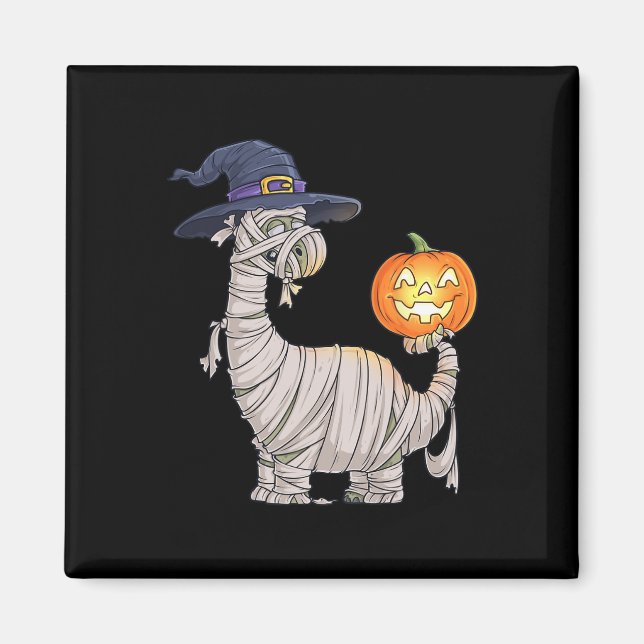 Imán Halloween Zombie Mummy Dinosaur Witch Scary Boys G (Frente)