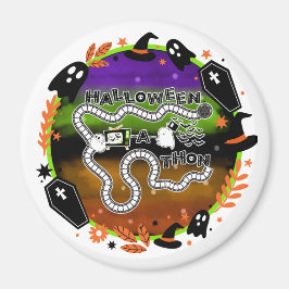Imán Halloweenathon Circle Game Board Magnet