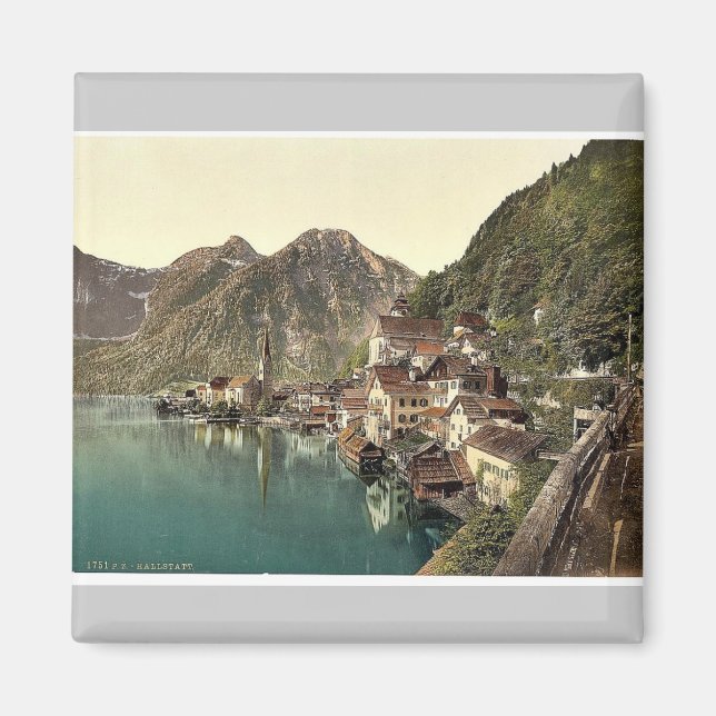 Imán Hallstatt, Alta Austria, Austro-Hungría clásico P (Frente)