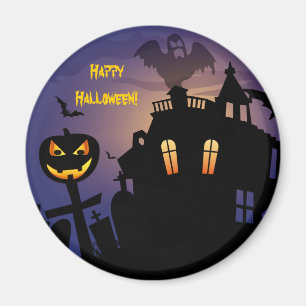 Imán Haloween feliz