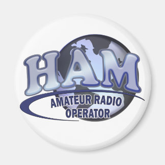Imán HAM WORLD LOGO Radio Amateur