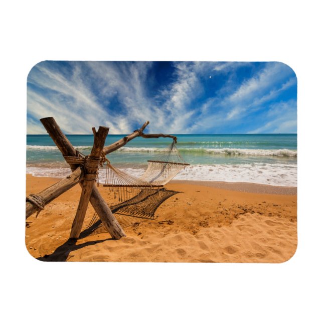 Imán Hamaca en el Tropical Beach Resort | Tailandia (Horizontal)