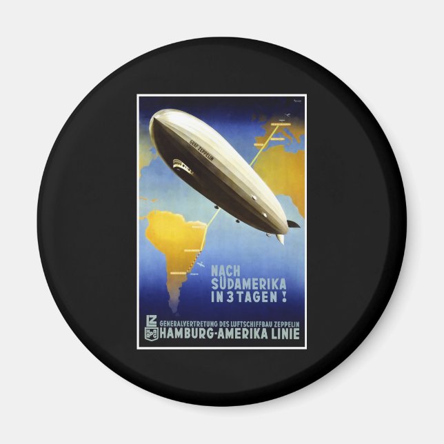 Imán Hamburg Amerika Linie Hamburg America Line HAPAG (Frente)