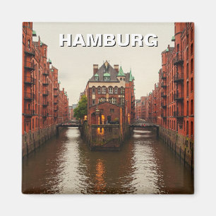 Imán Hamburg Speicherstadt Alemania Viajes