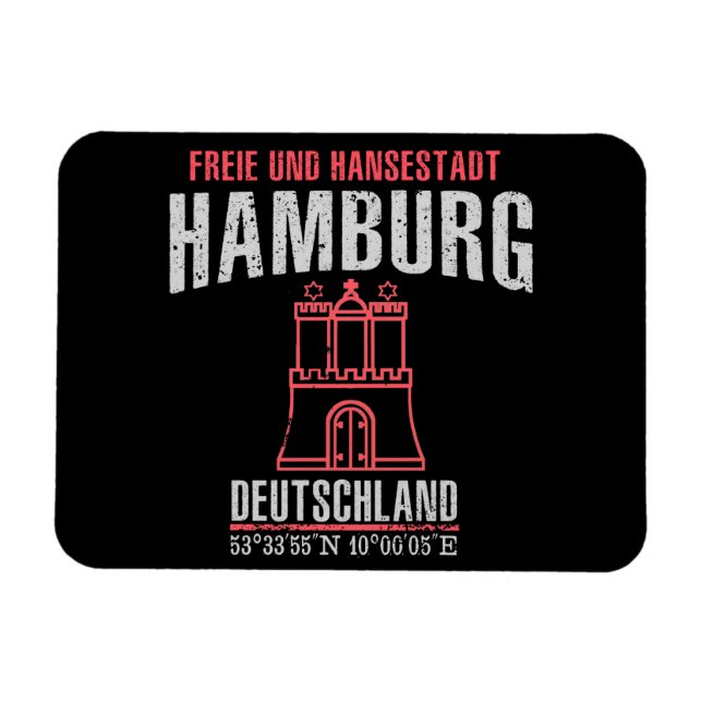 Imán Hamburgo (Horizontal)
