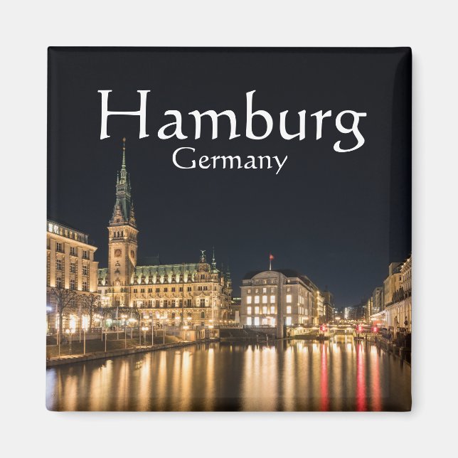 Imán Hamburgo Alemania (Frente)