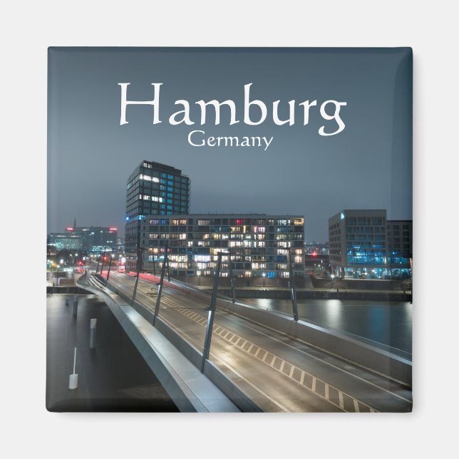 Imán Hamburgo Alemania (Frente)