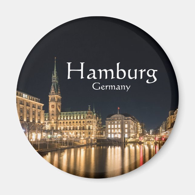 Imán Hamburgo Alemania (Frente)