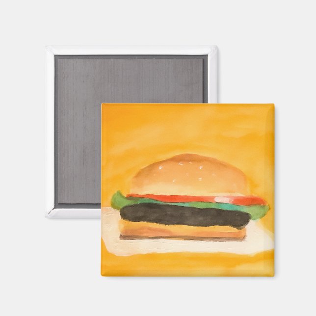 Imán Hamburguesa (Anverso/Reverso)