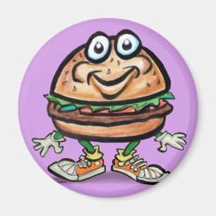 Imán Hamburguesa