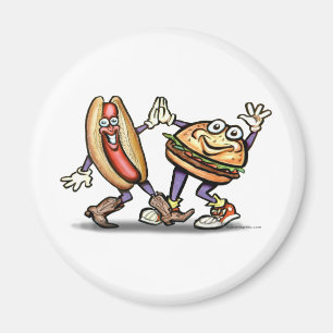 Imán Hamburguesa del perrito caliente n