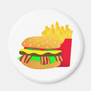 Imán Hamburguesa y frisos