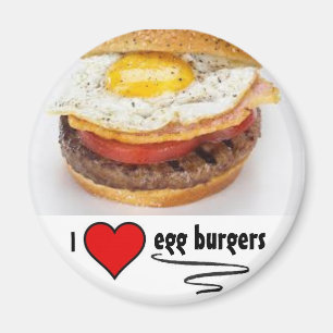 Imán Hamburguesas del huevo