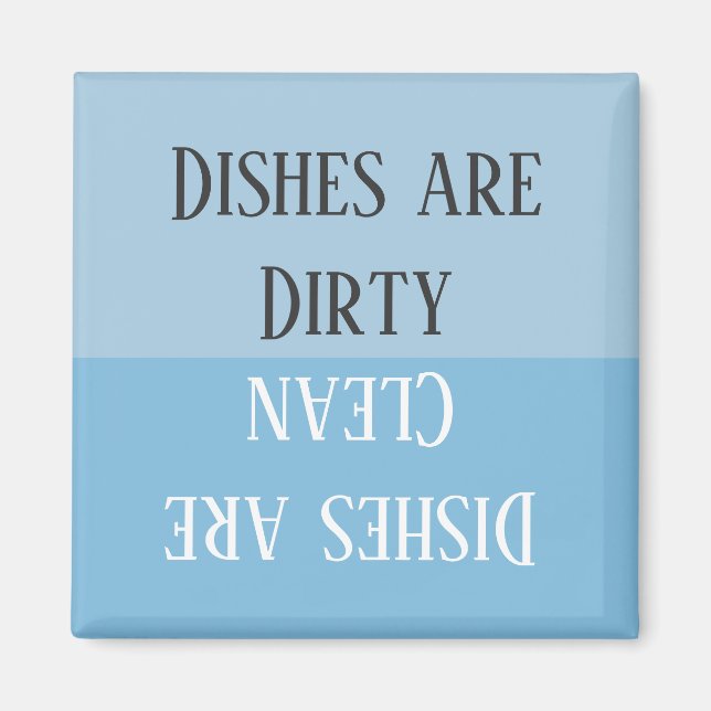 Imán HAMbyWG - Personalizado de lavavajillas sucio - im (Frente)