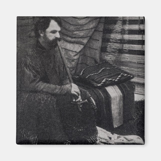 Imán Hamlin Garland en su Cheyenne Teepee Smoe (Frente)