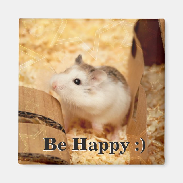 Imán Hammyville - Cute Hamster (Frente)