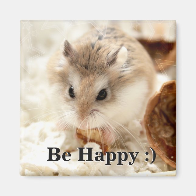 Imán Hammyville - Cute Hamster (Frente)