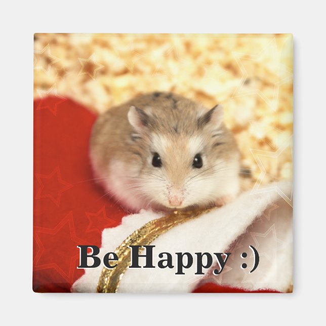 Imán Hammyville - Cute Hamster (Frente)