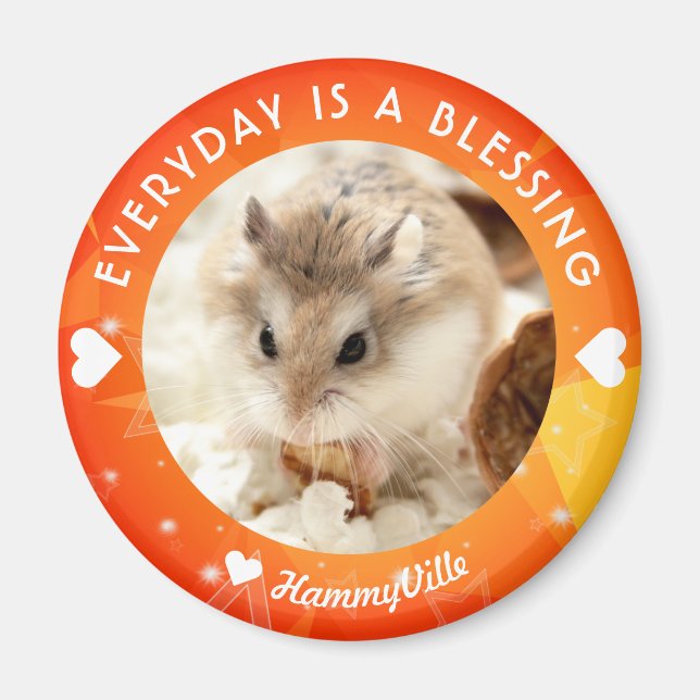 Imán Hammyville - Cute Robo Hamster (Frente)