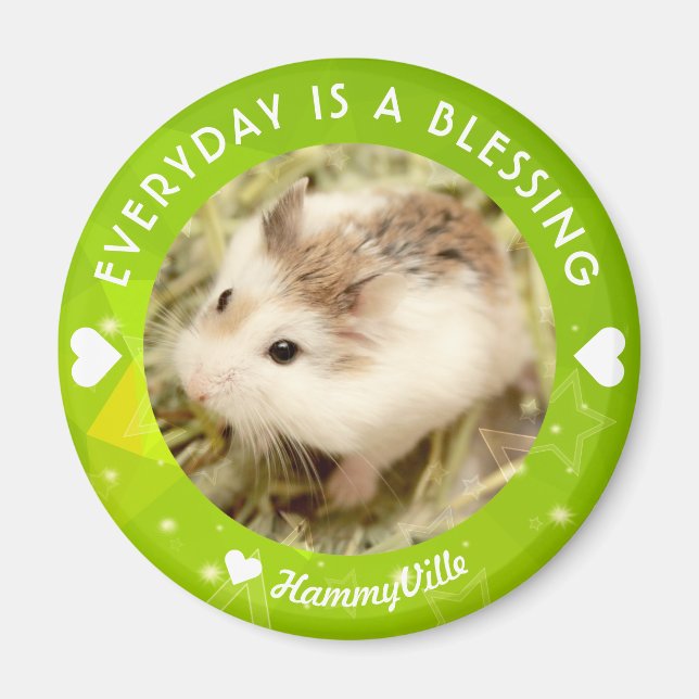 Imán Hammyville - Cute Robo Hamster (Frente)