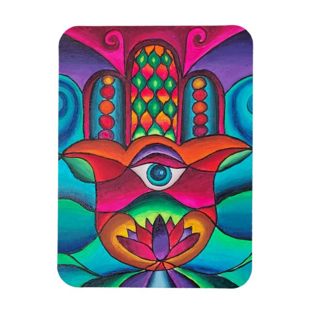 Imán Hamsa Magnet (Vertical)
