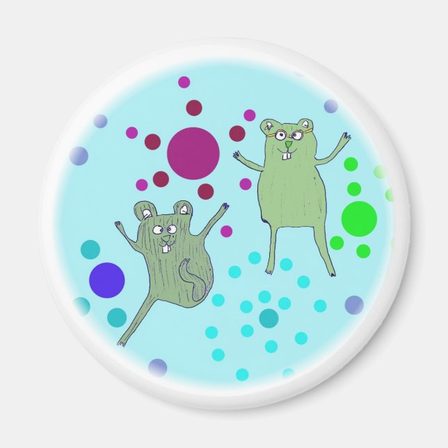 Imán hámster dance Magnet (Frente)