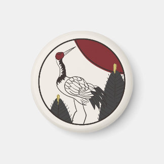 Imán Hanafuda "Matsu-ni-tsuru"