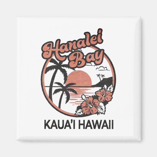 Imán Hanalei Bay Kauai Hawaii (Frente)