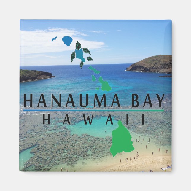 Imán Hanauma Bay Hawaii (Frente)