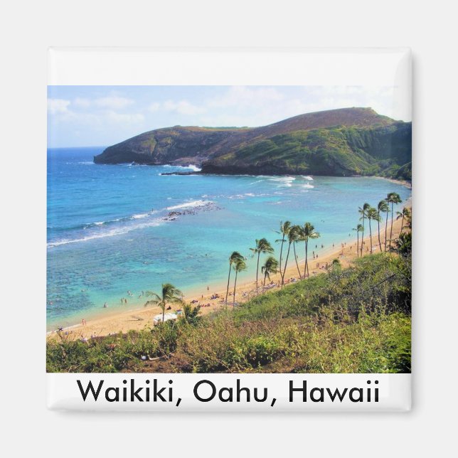 Imán Hanauma Bay, Honolulu, Oahu, Hawaii View (Frente)