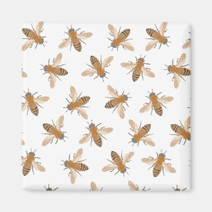 Imán Hand Drawn Bees Magnet