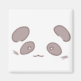 Imán Hand-Drawn Panda Magnet - Elegant Simplicityマグネット