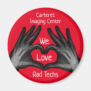 Imán Hand Xray Heart Rad Tech Appreciation Magnet
