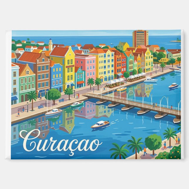 Imán Handelskade Curazao (Anverso)