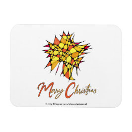 Imán Handmade Christmas Magnet with Star Graphic