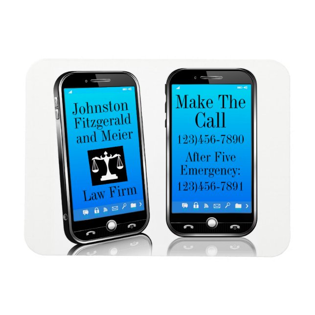 Imán Handy Reminder de Firma de Leyes (Horizontal)