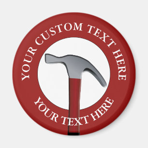 Imán Handyman Hammer Icon Magnet