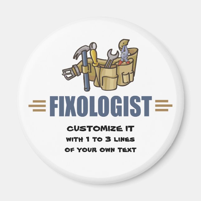 Imán Handyman humorístico (Frente)