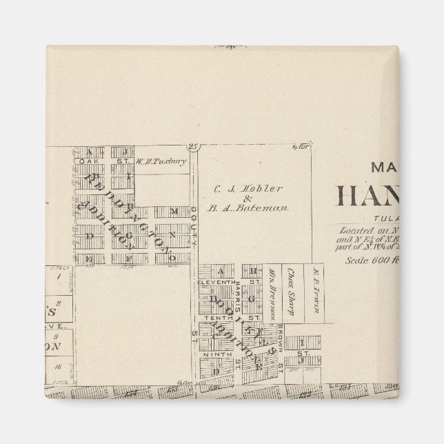 Imán Hanford, Condado de Tulare (Frente)