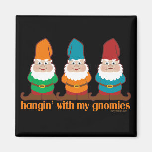 Imán Hangin con mi Gnomies