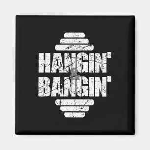 Imán Hangin' Y Bangin' Bodybuilding Weightlifshing Gif