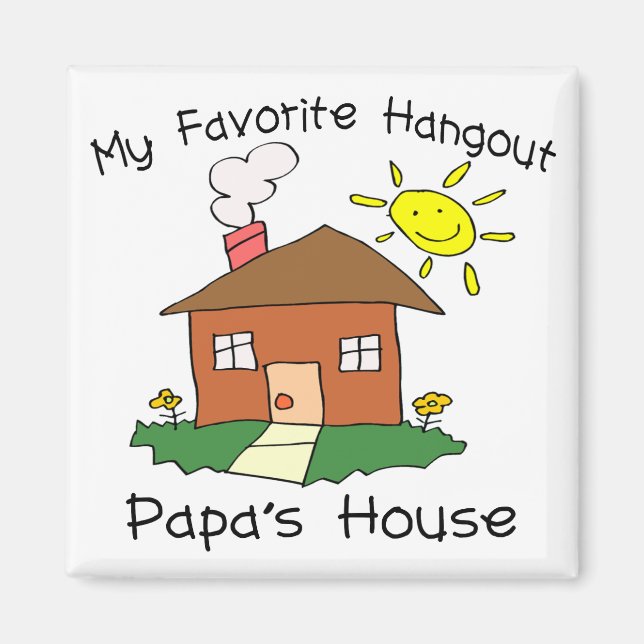 Imán Hangout favorito casa de papá (Frente)