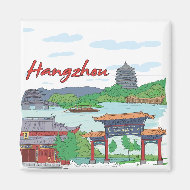 Imán Hangzhou (Frente)